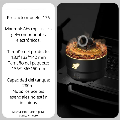 Humificador difusor de cañón.